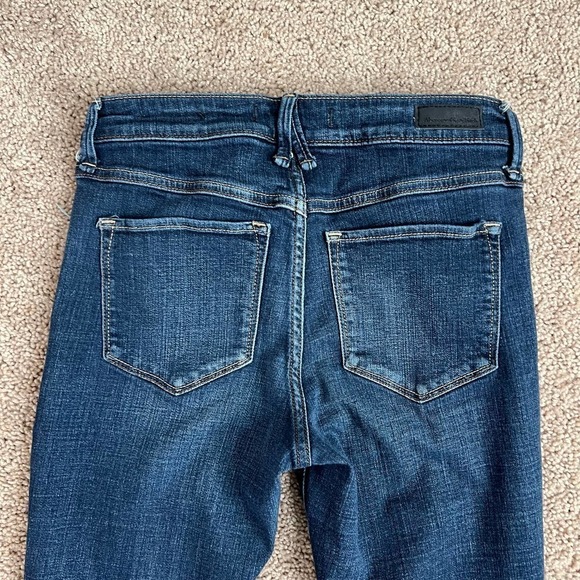 Abercrombie & Fitch Mid Rise Super Skinny Ankle Jeans Distressed Stretch 27P - Picture 5 of 8